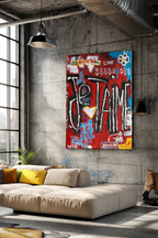 🎨 "JE T'AIME - NERVOUS BOY" - (91×122 cm)