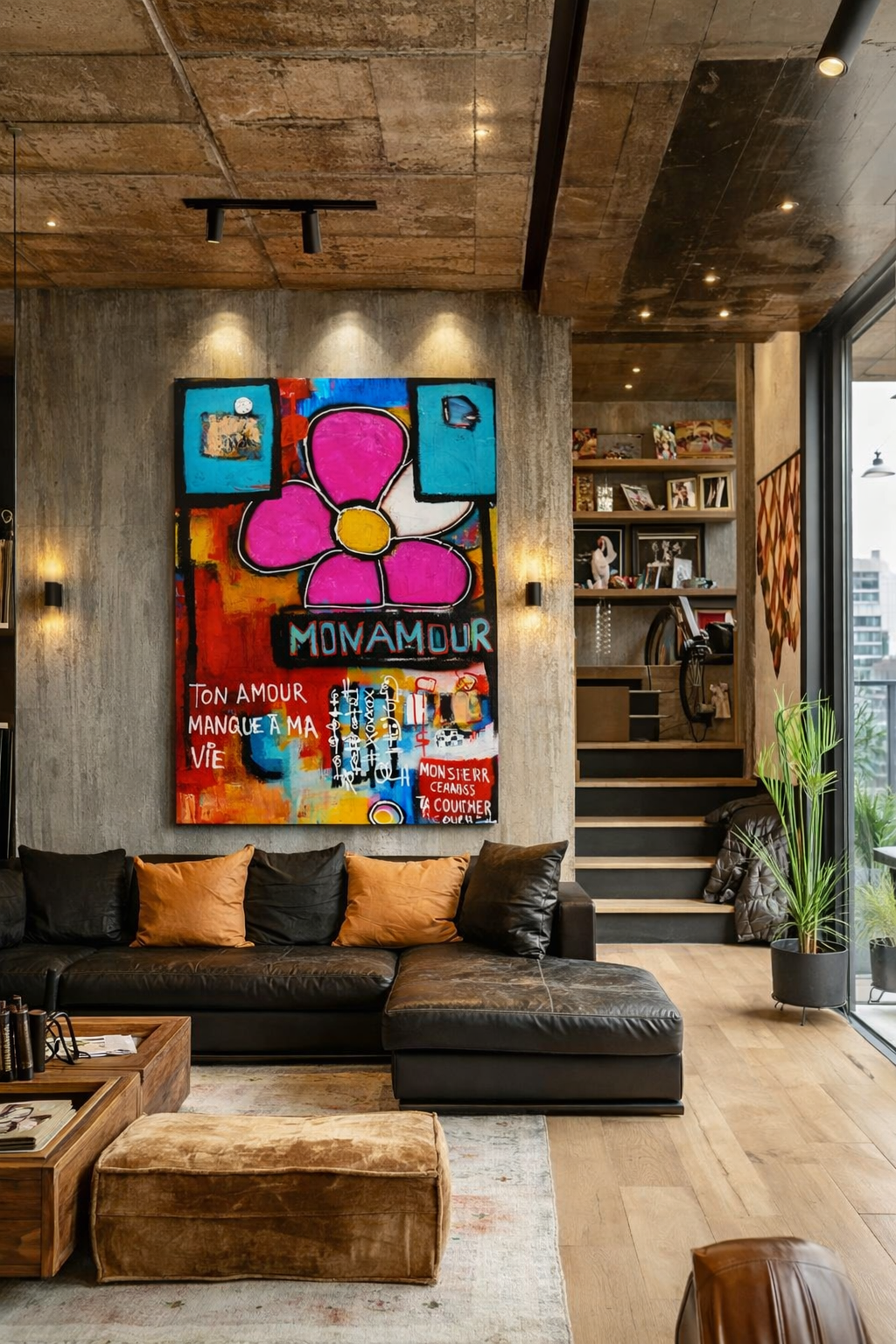🎨 "MONAMOUR" - (91×122 cm)